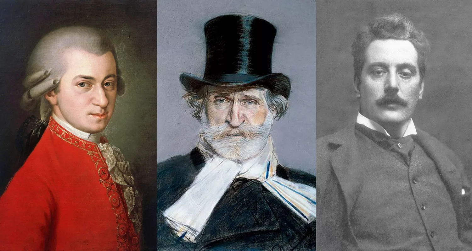 Mozart, Verdi i Puccini, tres compositors de tres segles diferents, ens han deixat trilogies que juntes formen un conjunt amb sentit