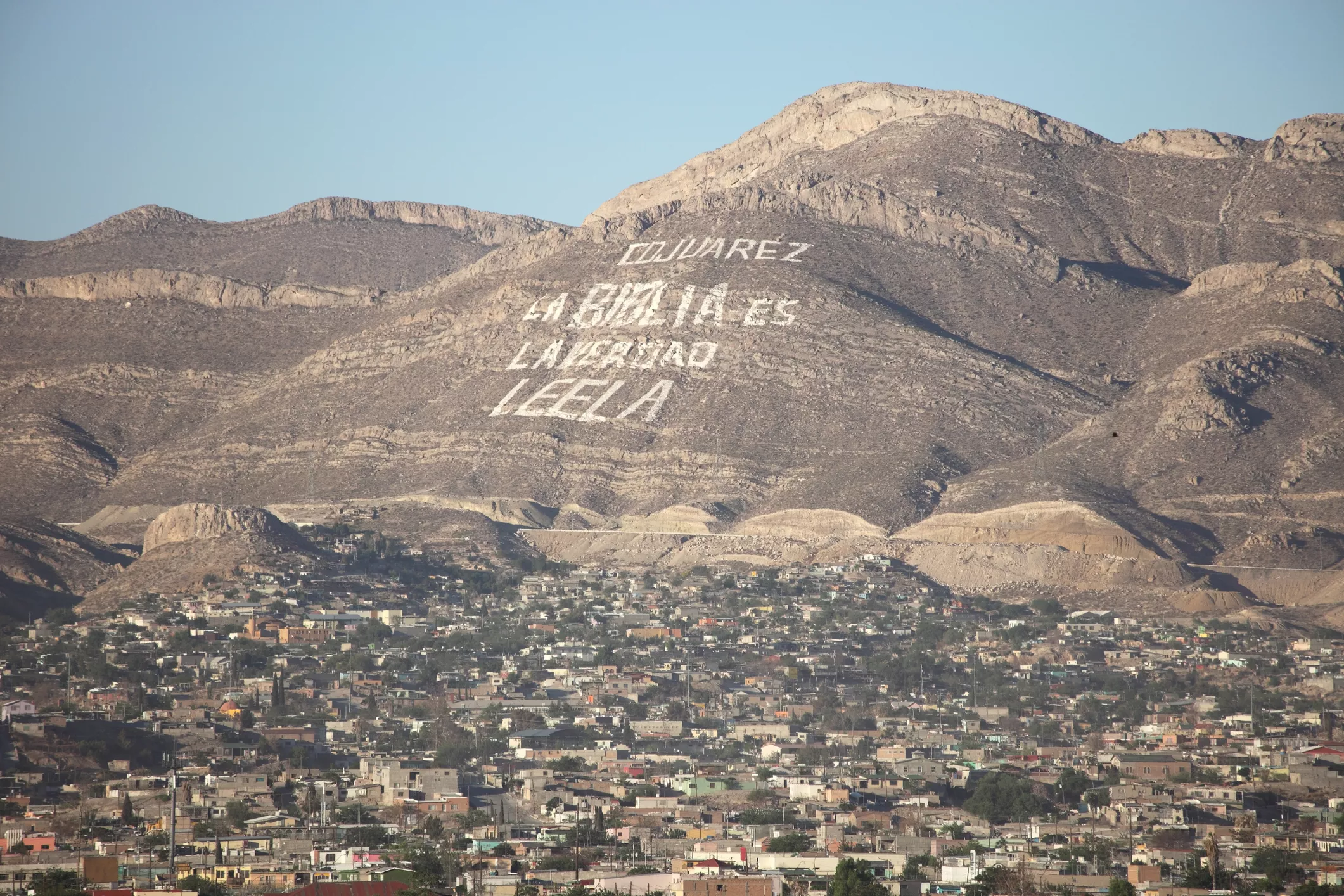 Fotografia aèria de Ciudad Juárez