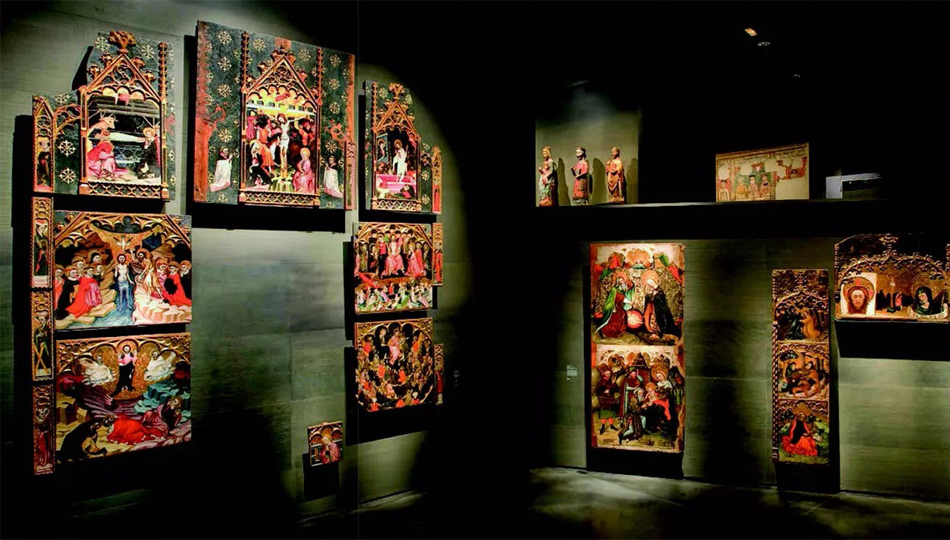 Una de les sales de l’exposició permanent del Museu Diocesà de Lleida