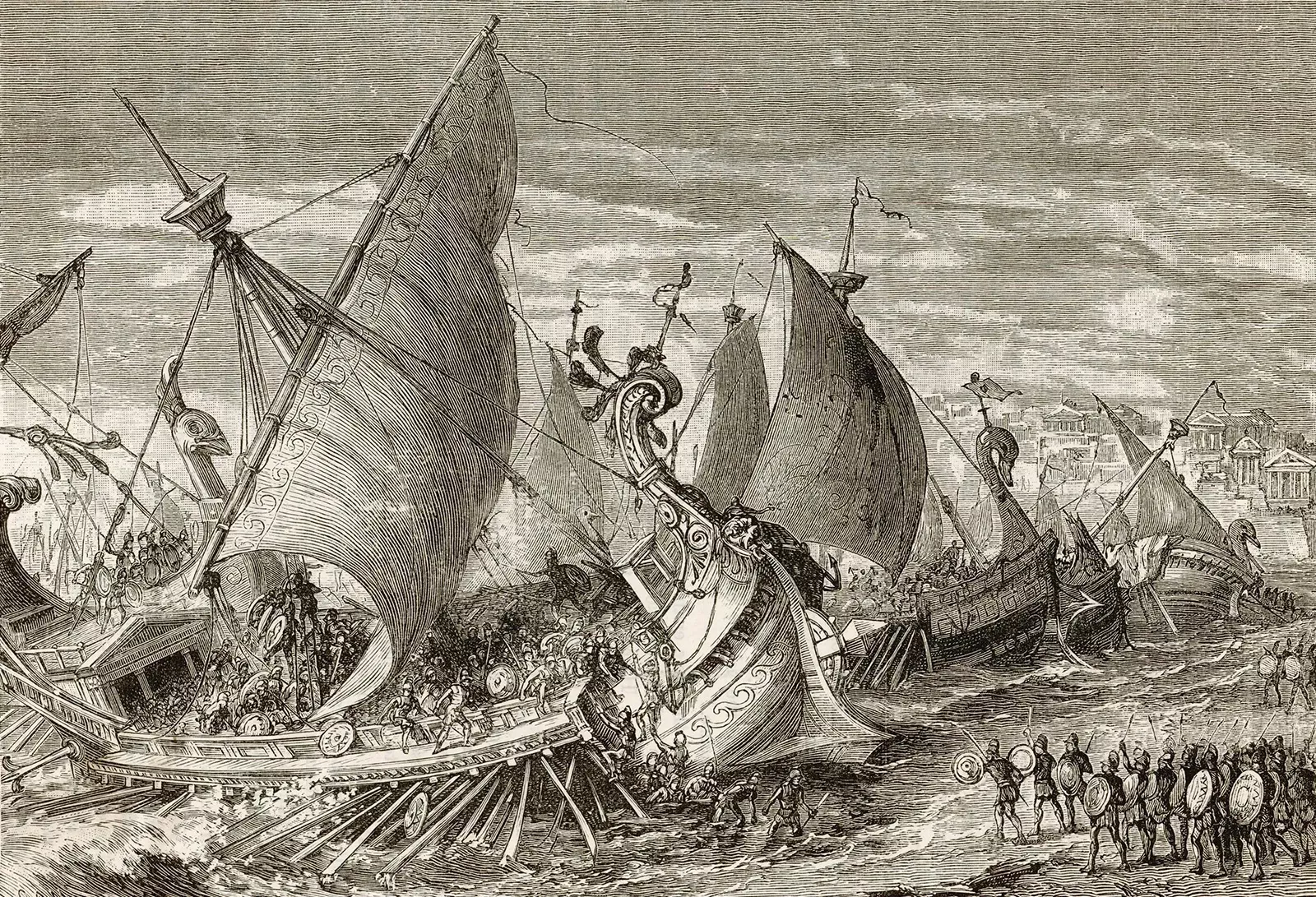 Un episodi decisiu de les guerres del Peloponès entre Atenes i Esparta va ser l’expedició de Siracusa