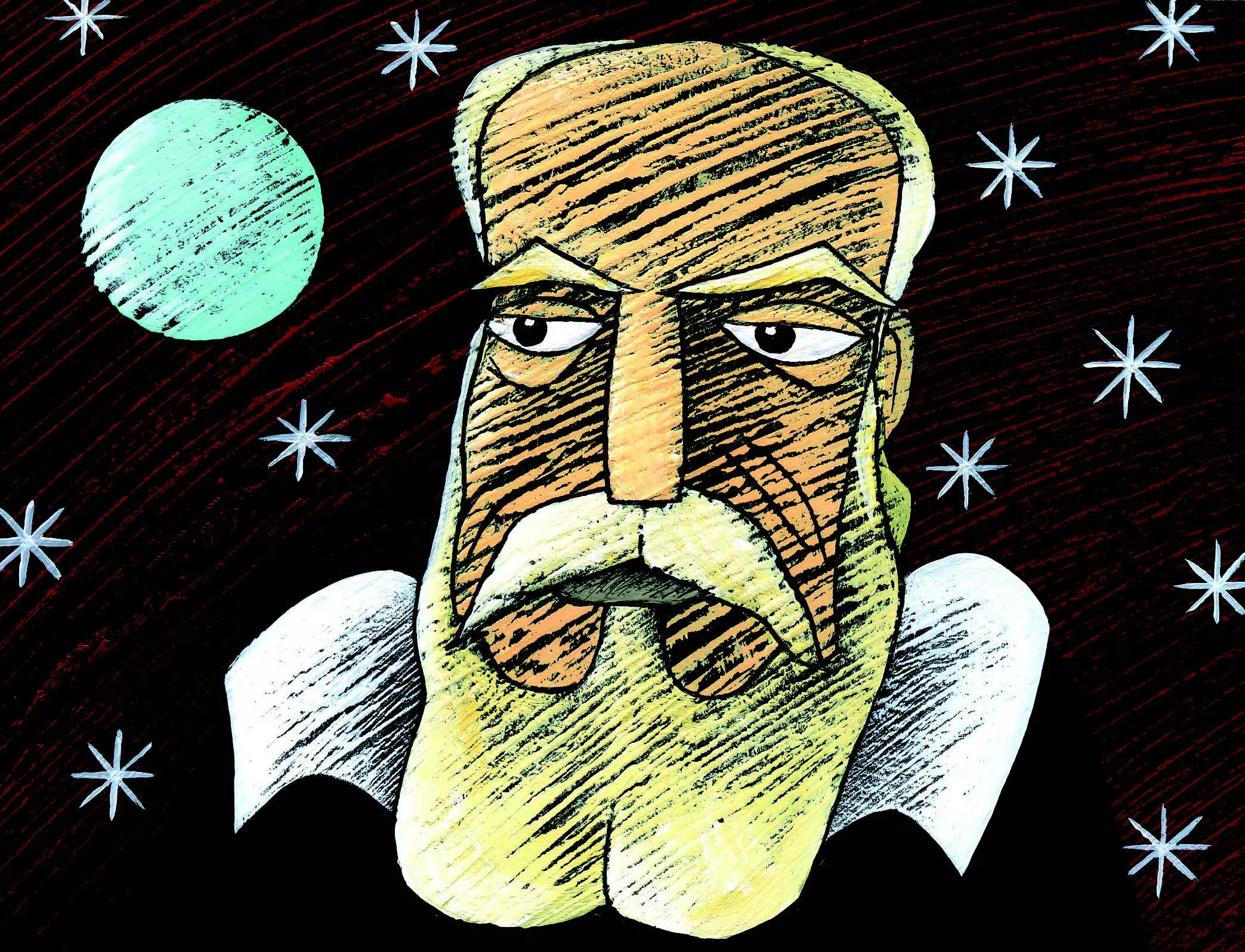 Caricatura de Galileo