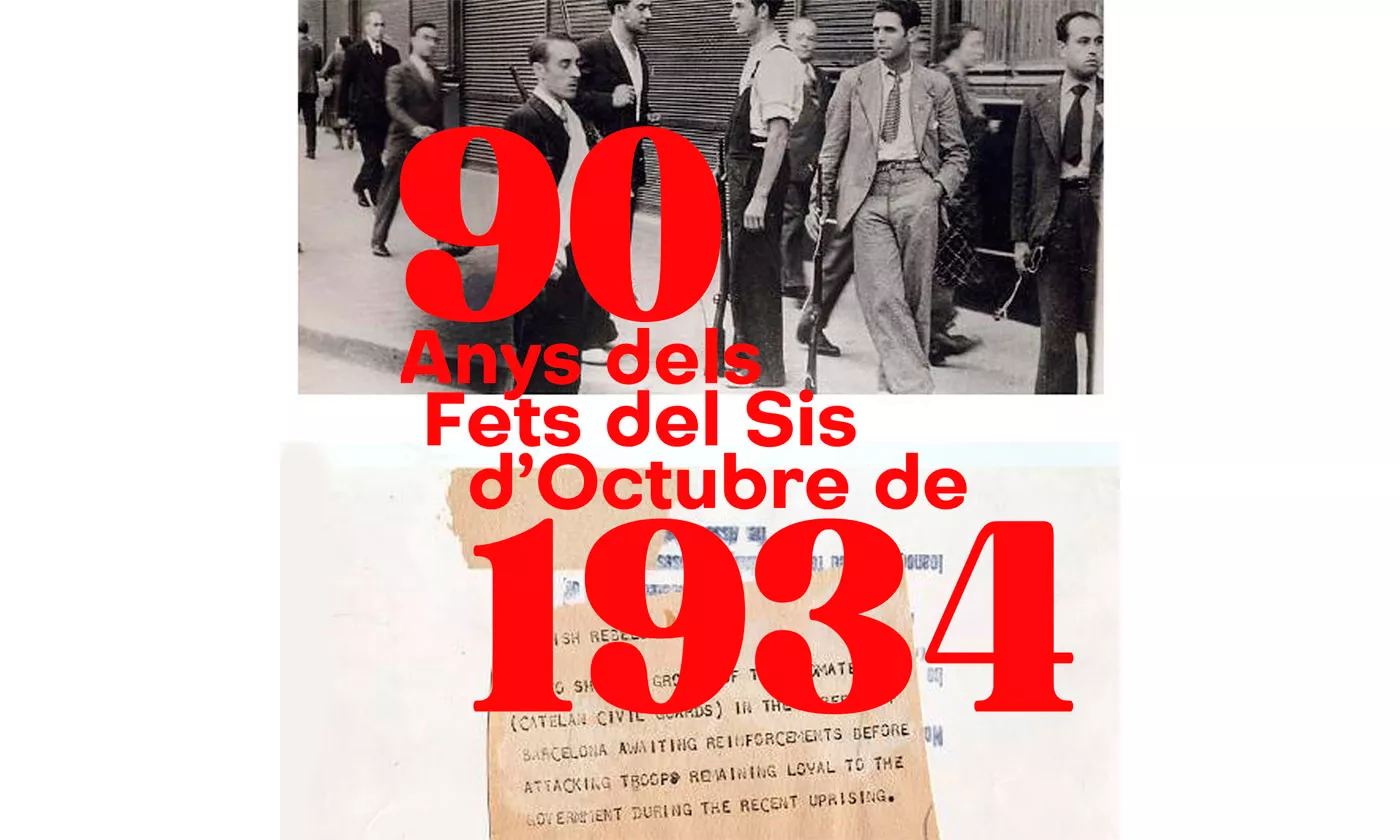 Commemoració dels 90 anys dels fets del Sis d'Octubre de 1934