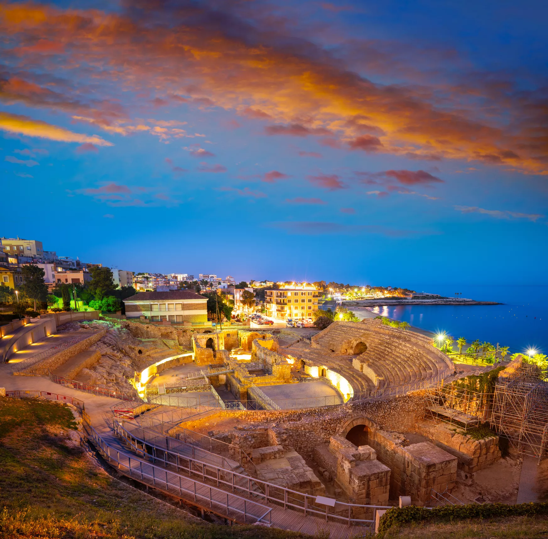 L’amfiteatre romà de Tàrraco, on es desenvolupaven les lluites de gladiadors, va completar la gran reforma urbanística de la ciutat promoguda per August