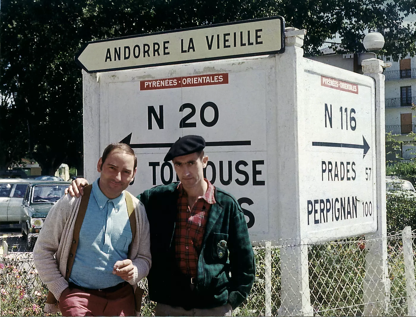 L’agost del 1969, Robert Surroca (a l’esquerra) es va acomiadar de Patxi de Ceberio a l’estació ferroviària de la Tor de Querol. Abans, però, el talp i el seu salvador encara van tenir temps de fer-se aquesta fotografia