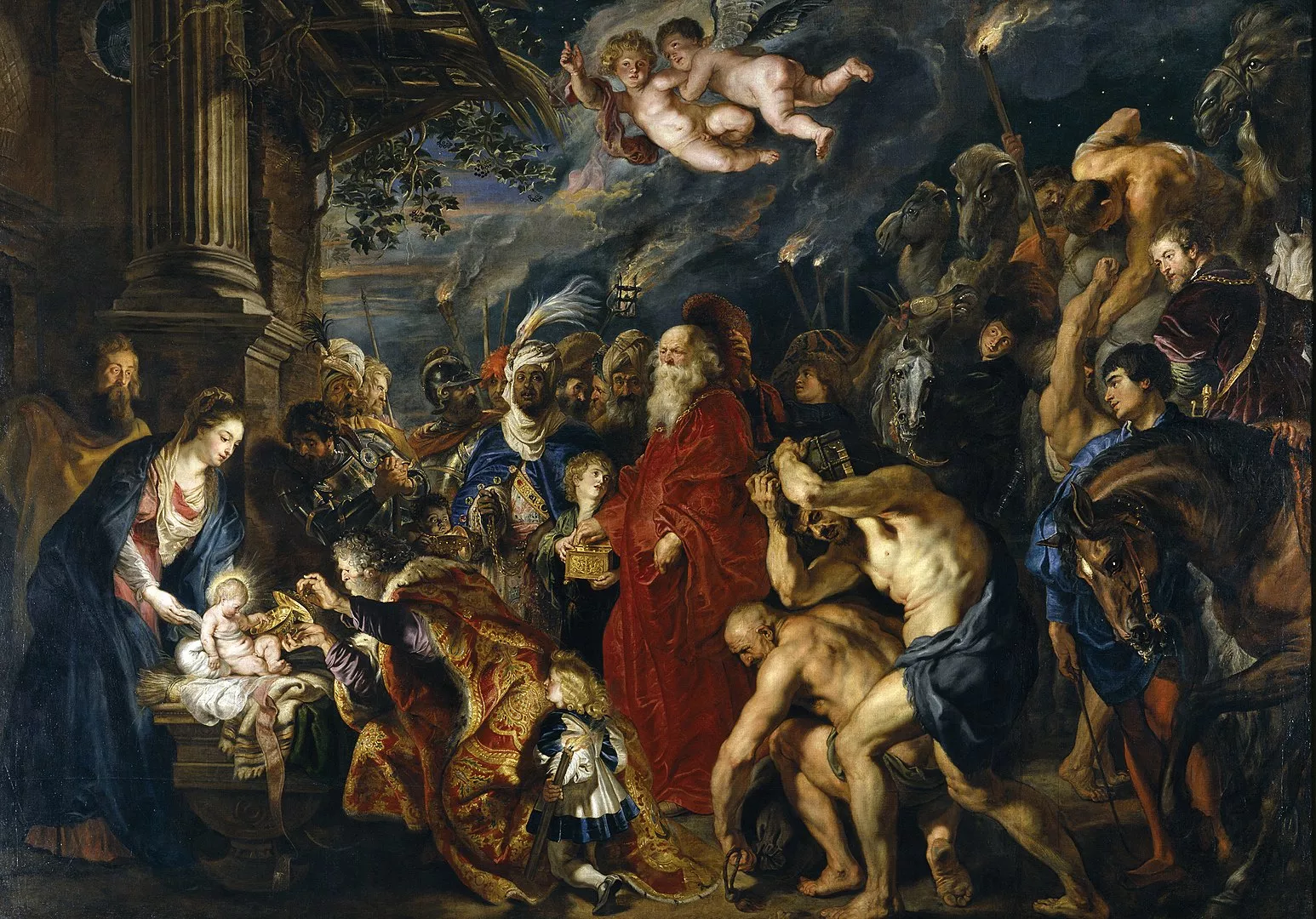 'L'adoració dels Reis Mags', de Rubens