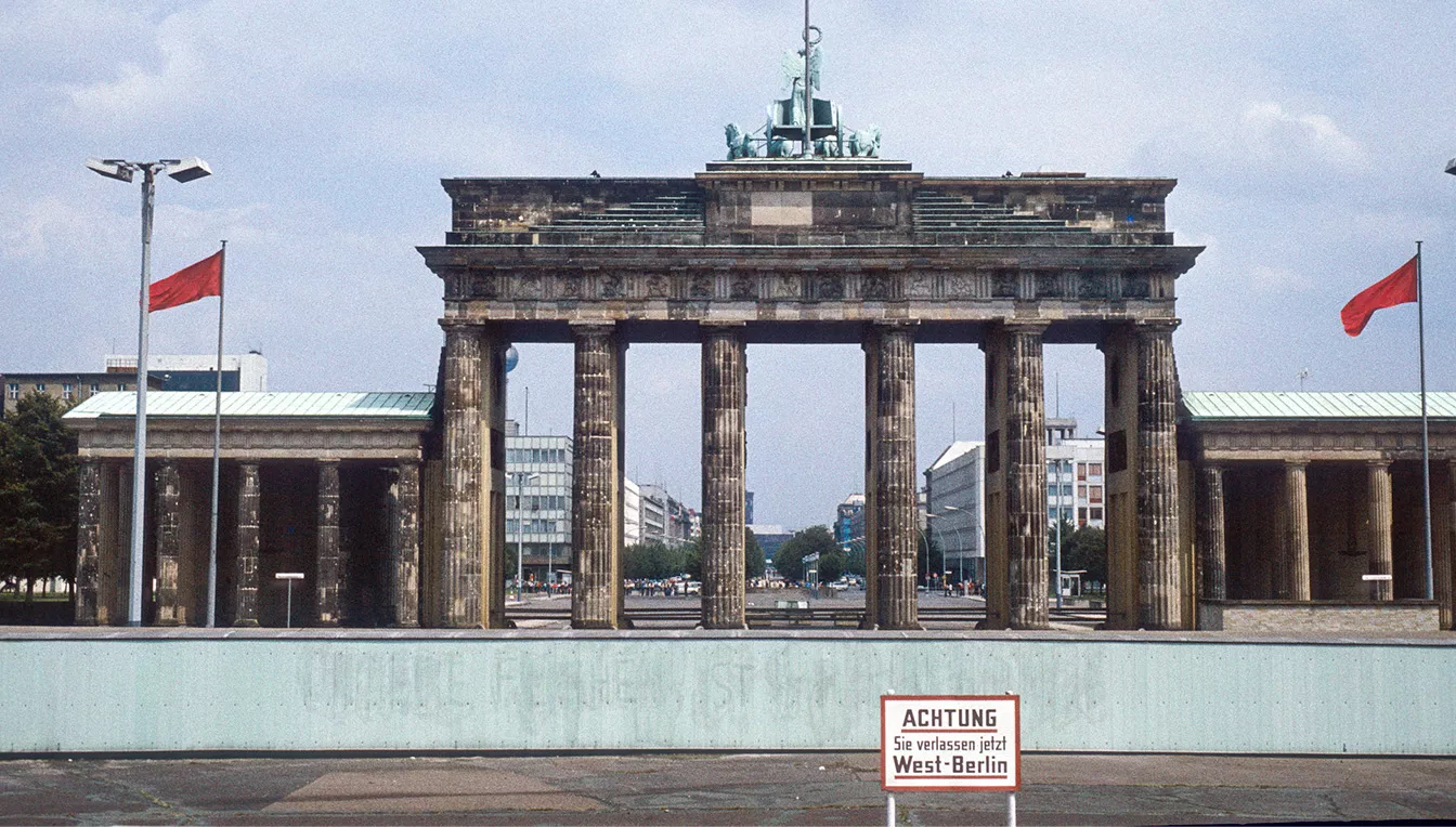 El mur dividia en dos la ciutat de Berlin