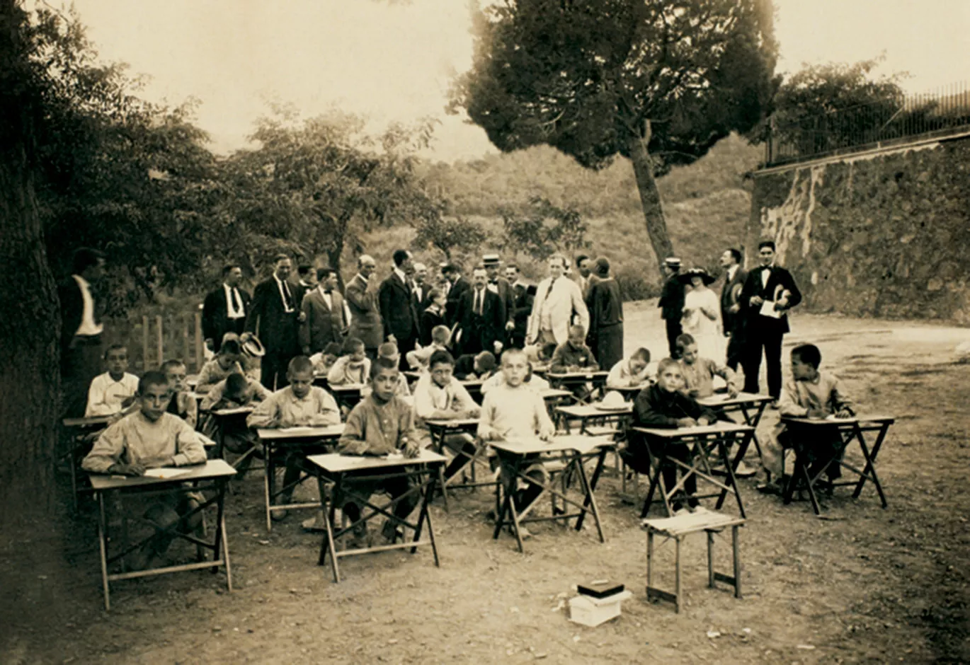 Una de les grans innovacions de l'escola de començaments de segle va ser l'organització d'activitats fora de l'aula