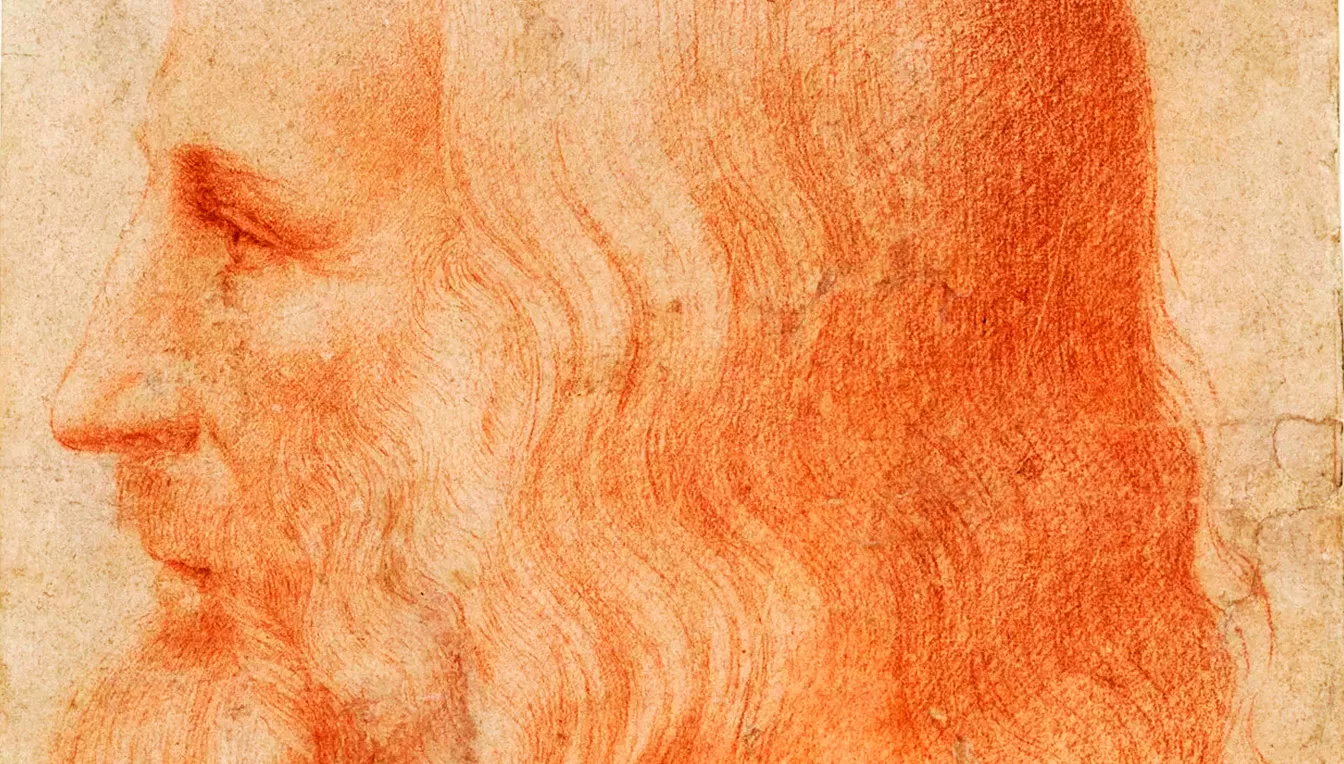 Retrat de Leonardo da Vinci, obra de Francesco Melzi