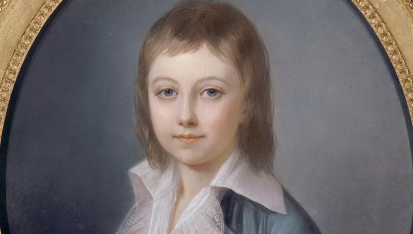 Retrat de l'infant pintat per Alexandre Kucharski
