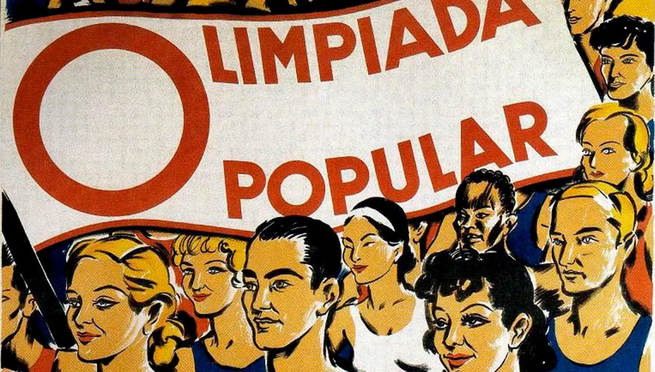 Cartell de l'Olimpíada Popular de Barcelona del juliol del 1936