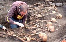Exhumació de fosses de la Guerra Civil
