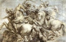 Còpia de 'La batalla d’Anghiari' de Da Vinci obra de Peter Paul Rubens. 