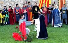 Representació de la llegenda de Sant Jordi