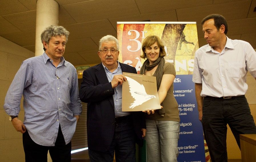 Acte d'homenatge a l'historiador Josep Fontana que va tenir lloc a Olot el juny de 2012 en el marc del Tercer Dia SÀPIENS