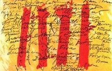 La senyera, un dels símbols de la identitat catalana