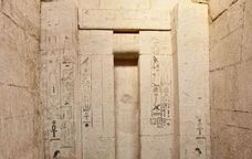 Entrada a la tomba d'un metge egipci