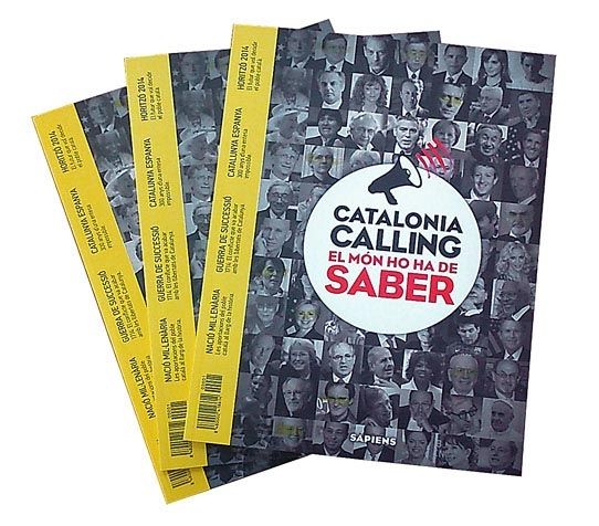 El llibre 'Catalonia calling' ja s'ha enviat a les personalitats més influents del món