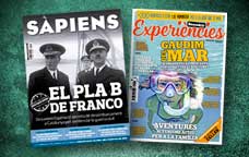 Portades de SÀPIENS  i EXPERIÈNCIES DESCOBRIR