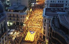 Una imatge de la manifestació de la Diada del 2012