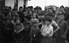 Grup d'interns a Ribesaltes, el 1941