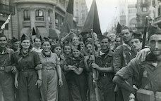 Sortida cap al front d'Osca. Agost de 1936. -  Carlos Pérez de Rozas. Arxiu Fotogràfic de Barcelona