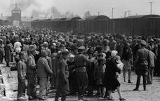 Arribada de jueus hongaresos a Auschwitz a l'estiu de 1944