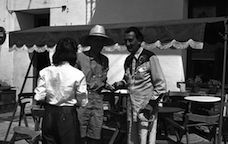 Salvador Dalí, Gala i Marcel Duchamp al 'Corral de la Gala', a l’agost de 1958