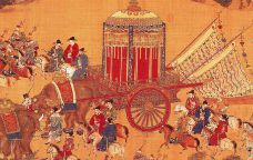 L'emperador Wanli, de la dinastia ming, al carruatge reial