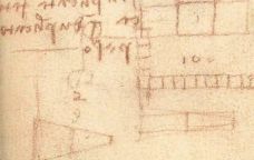 Notes i diagrames de Da Vinci sobre la fricció