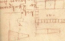 Notes i diagrames de Da Vinci sobre la fricció