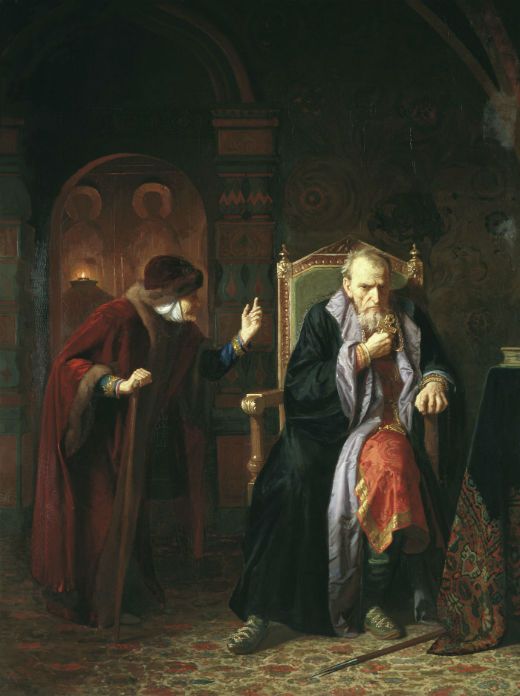 El tsar Ivan el Terrible amb la seva àvia vist per Karl Venig (1886) - Karl Venig / Wikimedia commons El tsar Ivan el Terrible amb la seva àvia vist per Karl Venig (1886) - Karl Venig / Wikimedia commons