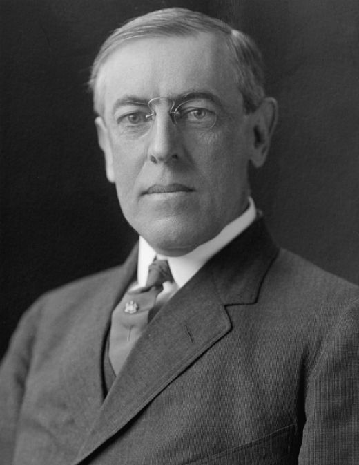 Woodrow Wilson -  Harris & Ewing / Library of Congress / Wikimedia Commons