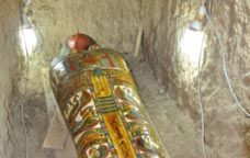 Taüt de cartró al temple de Tuthmosis III