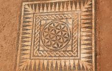 Mosaic romà trobat a Badalona -  Museu de Badalona