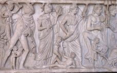 Detall de sarcòfag grec del 240 aC -  Wikimedia Comons
