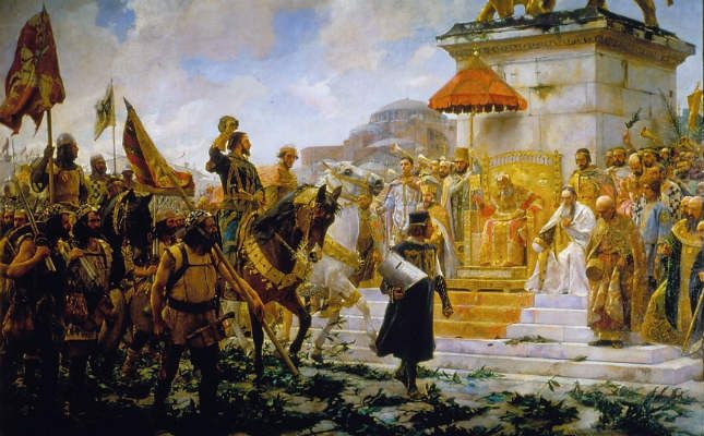 Entrada de Roger de Flor a Constantinoble, del pintor malagueny José Moreno Carbonero (1888).