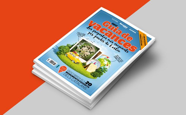 La portada de la 'Guia de vacances' 2017 - SÀPIENS La portada de la 'Guia de vacances' 2017 - SÀPIENS