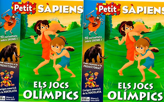 Portada del tercer número del PETIT SÀPIENS Portada del tercer número del PETIT SÀPIENS