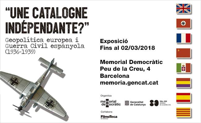 Cartell de l'exposició 'Une Catalogne indépendante'