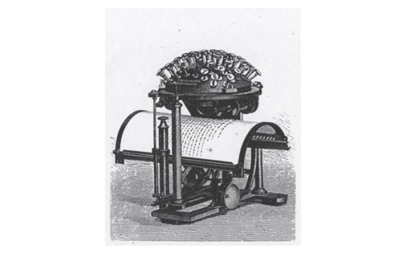 Bola d'escriure de Rasmus Malling-Hansen -  Wikimedia Commons