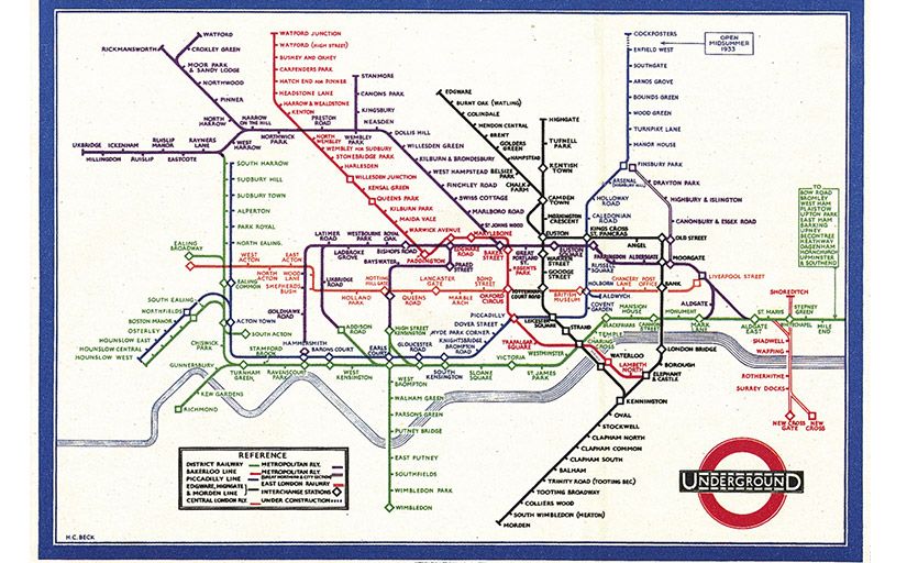 Mapa diagramàtic del metro de Londres dissenyat per Harry Beck - Wikimedia Commons Mapa diagramàtic del metro de Londres dissenyat per Harry Beck - Wikimedia Commons