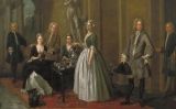 'Una família anglesa a l'hora del te' (c. 1720), un quadre que mostra tot un símbol de riquesa tant pel te com pels estris que acompanyaven el costum 'Una família anglesa a l'hora del te' (c. 1720), un quadre que mostra tot un símbol de riquesa tant pel te com pels estris que acompanyaven el costum