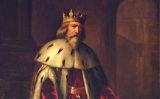 Detall del retrat de Pere III el Cerimoniós fet al segle XIX - Manuel Aguirre i Monsalve Detall del retrat de Pere III el Cerimoniós fet al segle XIX - Manuel Aguirre i Monsalve