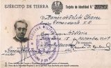 Targeta d'identitat militar de Ramon de Colubí Targeta d'identitat militar de Ramon de Colubí