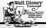 Un sobre comercial amb un autoretrat de Walt Disney - Walt Disney / Wikimedia Commons Un sobre comercial amb un autoretrat de Walt Disney - Walt Disney / Wikimedia Commons