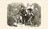 Il·lustració en què es veu el bandoler Serrallonga - Wikiemdia Commons Il·lustració en què es veu el bandoler Serrallonga - Wikiemdia Commons
