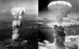 Les bombes atòmiques descarregades sobre Hiroshima (esquerra) i Nagasaki (dreta) - Wikimedia Commons Les bombes atòmiques descarregades sobre Hiroshima (esquerra) i Nagasaki (dreta) - Wikimedia Commons
