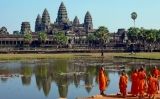 Monjos budistes a Angkor Vat (Cambodja) - Sam Garza / Wikimedia commons Monjos budistes a Angkor Vat (Cambodja) - Sam Garza / Wikimedia commons