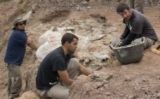Els arqueòlegs treballant al jaciment de Morella