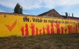 Mural en defensa del dret a decidir a Sant Celoni - Jove / Wikimedia commons Mural en defensa del dret a decidir a Sant Celoni - Jove / Wikimedia commons